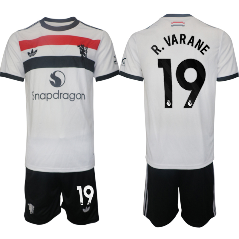 Men 2024-2025 Club Manchester United away white #19 Soccer Jersey